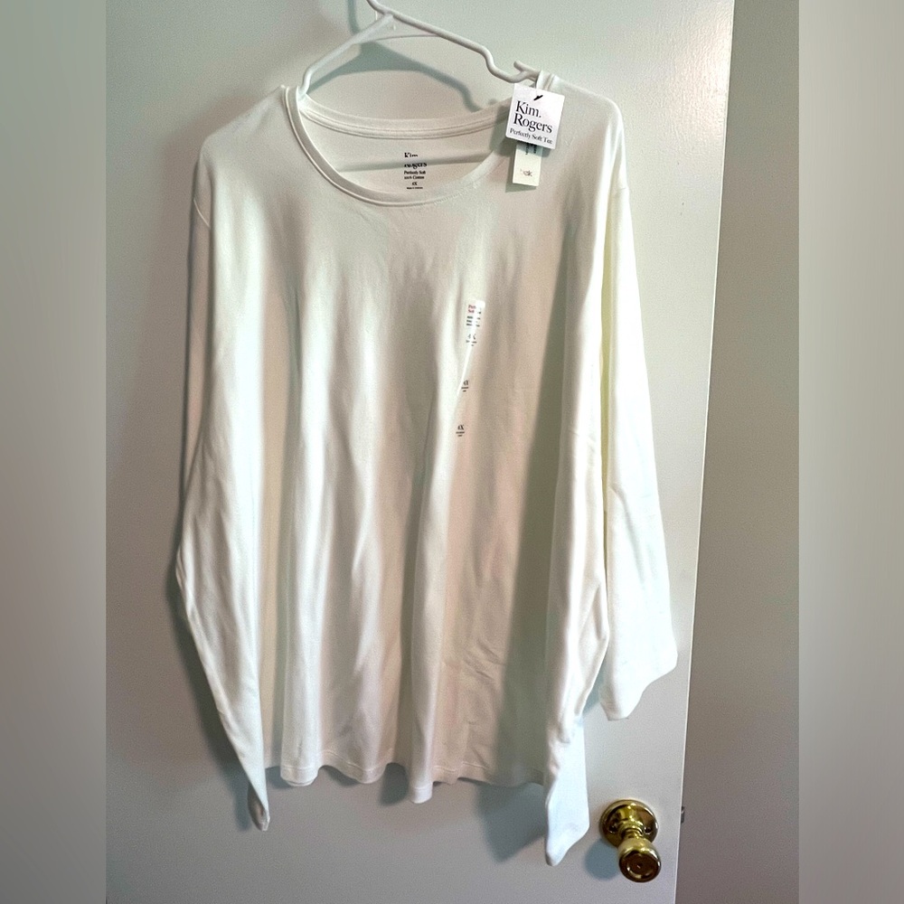 Kim Rogers Perfectly Soft Tee. White